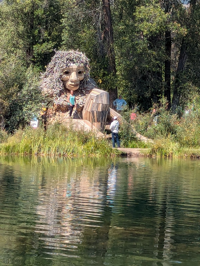 Giant Troll by the Lake