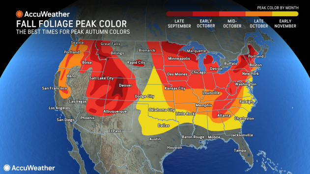 Fall Foliage Peak Color