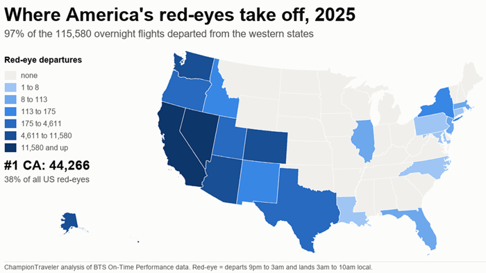 Where America's Red Eyes Take Off