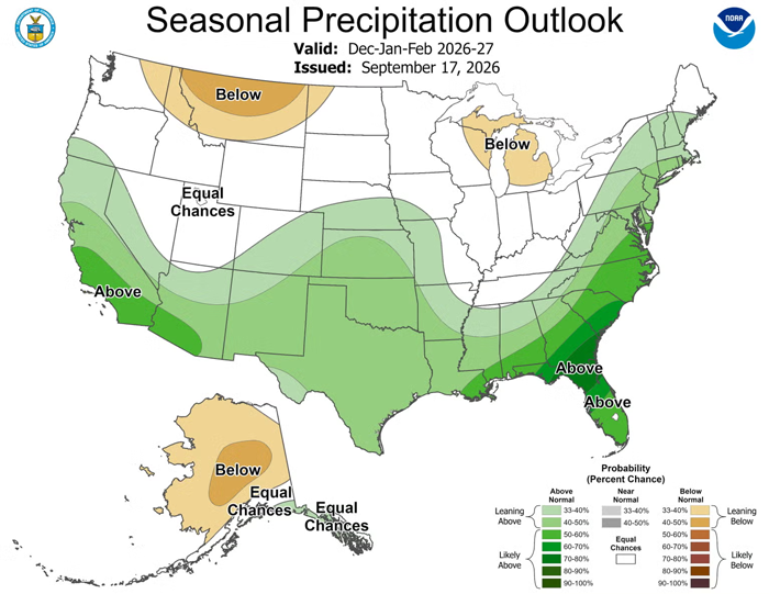 Seasonal Precipitation Outlook